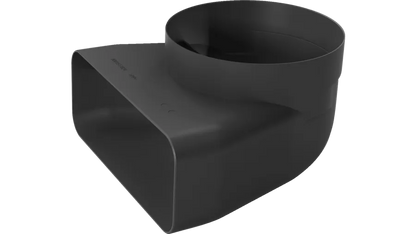 Adapter Duct 150 mm, 90 ° Round-Flat - Morgans Kitchens & Bedrooms