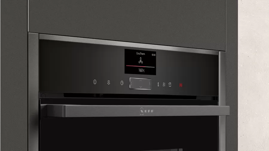 N 90 Built-in compact oven with steam function - Morgans Kitchens & Bedrooms