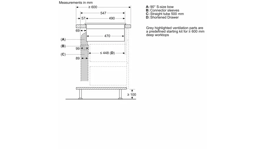 Exhaust kit - Morgans Kitchens & Bedrooms