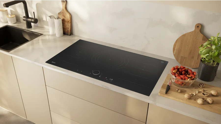 N 90 Induction Hob - 90cm, Black - Morgans Kitchens & Bedrooms