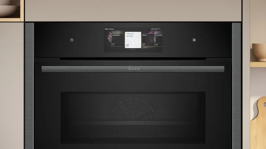 N 90 Built-in compact oven with microwave function - Morgans Kitchens & Bedrooms