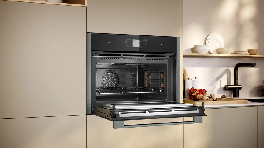 N 90 Built-in compact oven with microwave function - Morgans Kitchens & Bedrooms