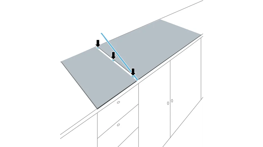 Flex Design Kit for Seamless Combination - 52.6 cm - Anthracite grey - Morgans Kitchens & Bedrooms