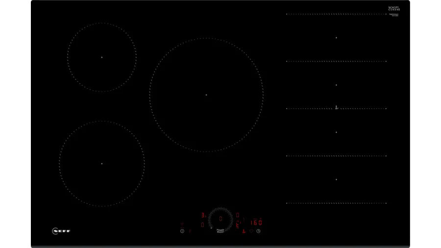 N 70 Induction hob - 80 cm, Black - Morgans Kitchens & Bedrooms