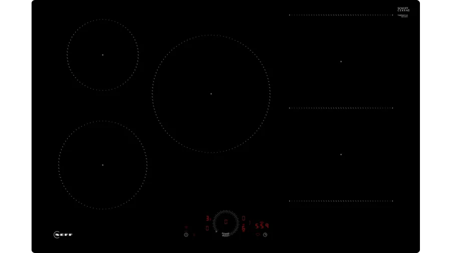 N 70 Induction hob - 80 cm, Black - Morgans Kitchens & Bedrooms