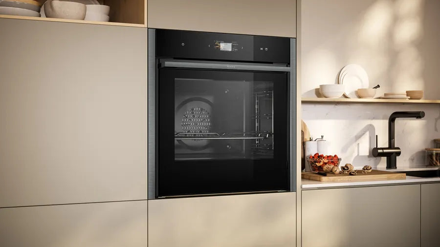 N 90 Built-in oven with added steam function - Morgans Kitchens & Bedrooms