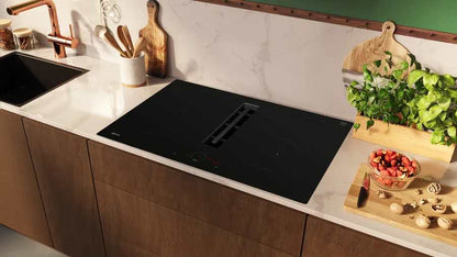 N 70 Induction hob with integrated ventilation system - 80 cm surface mount without frame - Morgans Kitchens & Bedrooms