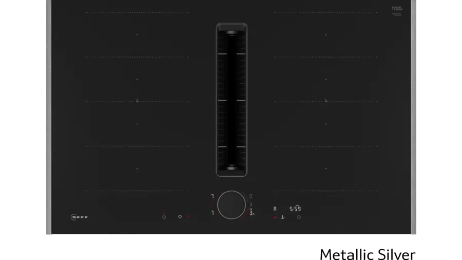 N 90 Induction hob with integrated ventilation system - 80 cm, Flex Design - Morgans Kitchens & Bedrooms