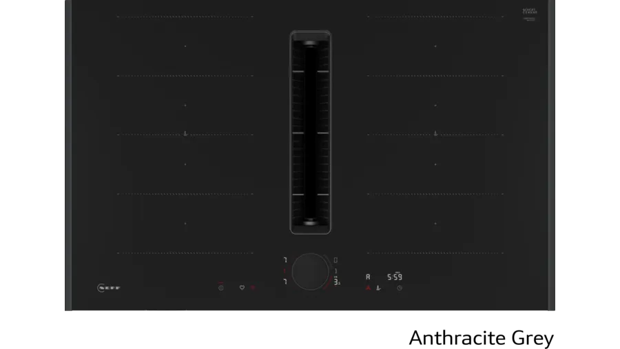 N 90 Induction hob with integrated ventilation system - 80 cm, Flex Design - Morgans Kitchens & Bedrooms