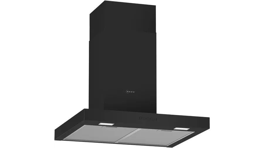 N 30 Wall-mounted cooker hood - 60 cm - Black - Morgans Kitchens & Bedrooms