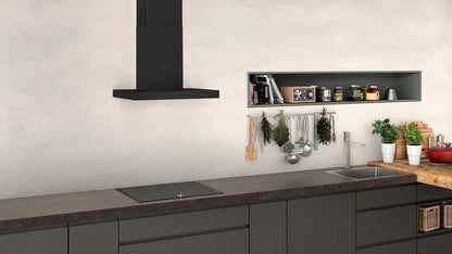 N 30 Wall-mounted cooker hood - 60 cm - Black - Morgans Kitchens & Bedrooms