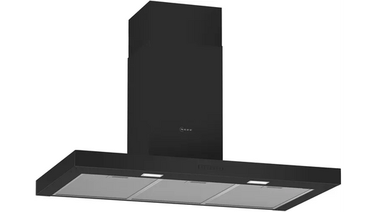 N 30 Wall-mounted cooker hood - 90 cm - Black - Morgans Kitchens & Bedrooms