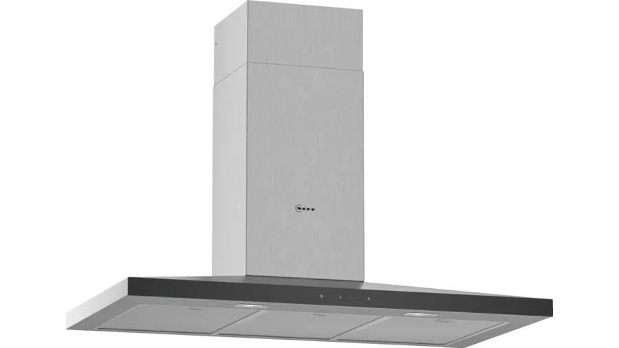 N 50 Wall-mounted cooker hood - 90cm - Stainless Steel - Morgans Kitchens & Bedrooms