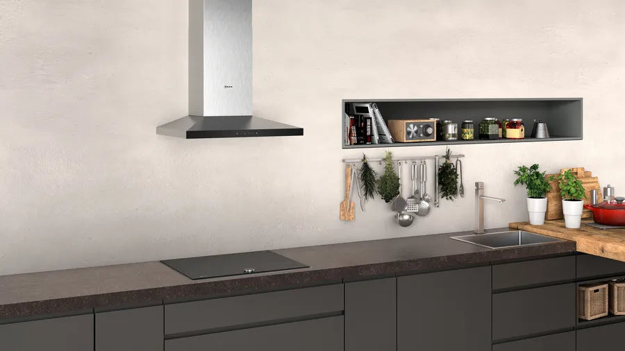 N 50 Wall-mounted cooker hood - 60cm - Stainless steel - Morgans Kitchens & Bedrooms