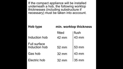 N 70 Built-in compact oven with microwave function - Morgans Kitchens & Bedrooms